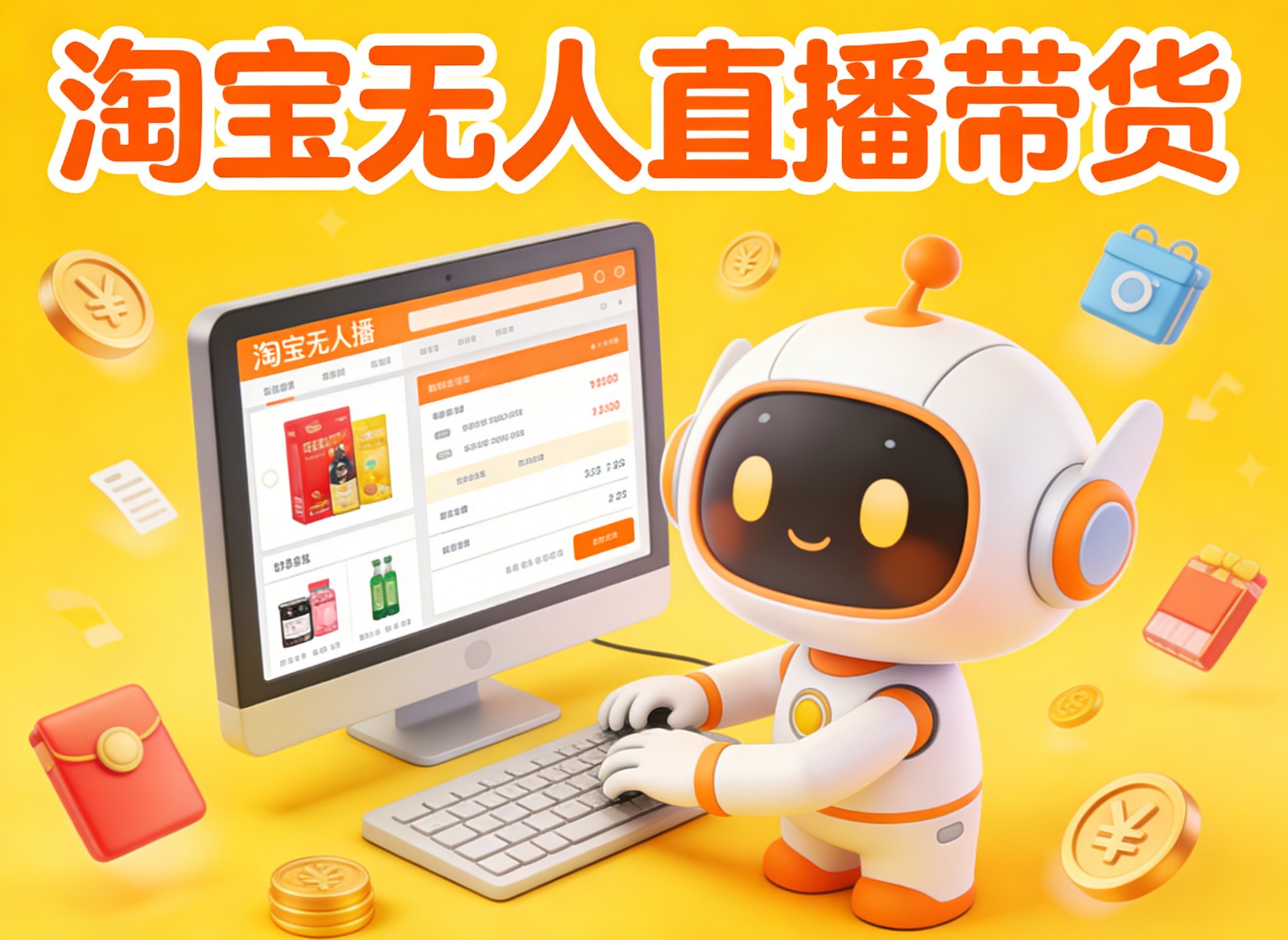 淘宝无人直播带货，24小时自动卖货，月佣金1W+，不违规不封号，不用露脸-卓别林资源社